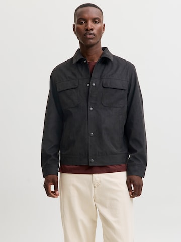 Jack & Jones Premium Övergångsjacka 'JPRBLAWAYNE' i svart: framsida
