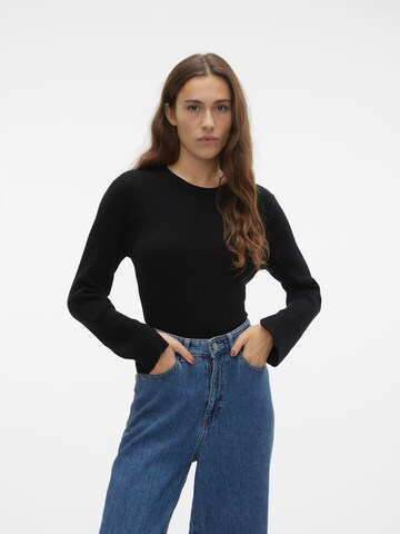 VERO MODA Pullover 'VMGOLD' in Schwarz: Vorderseite