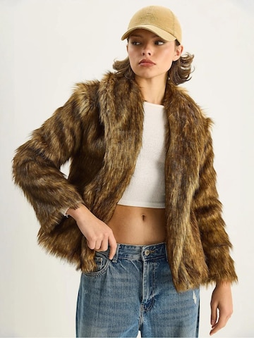 Veste mi-saison 'Kunstpelzmäntel' Bianco Lucci en marron