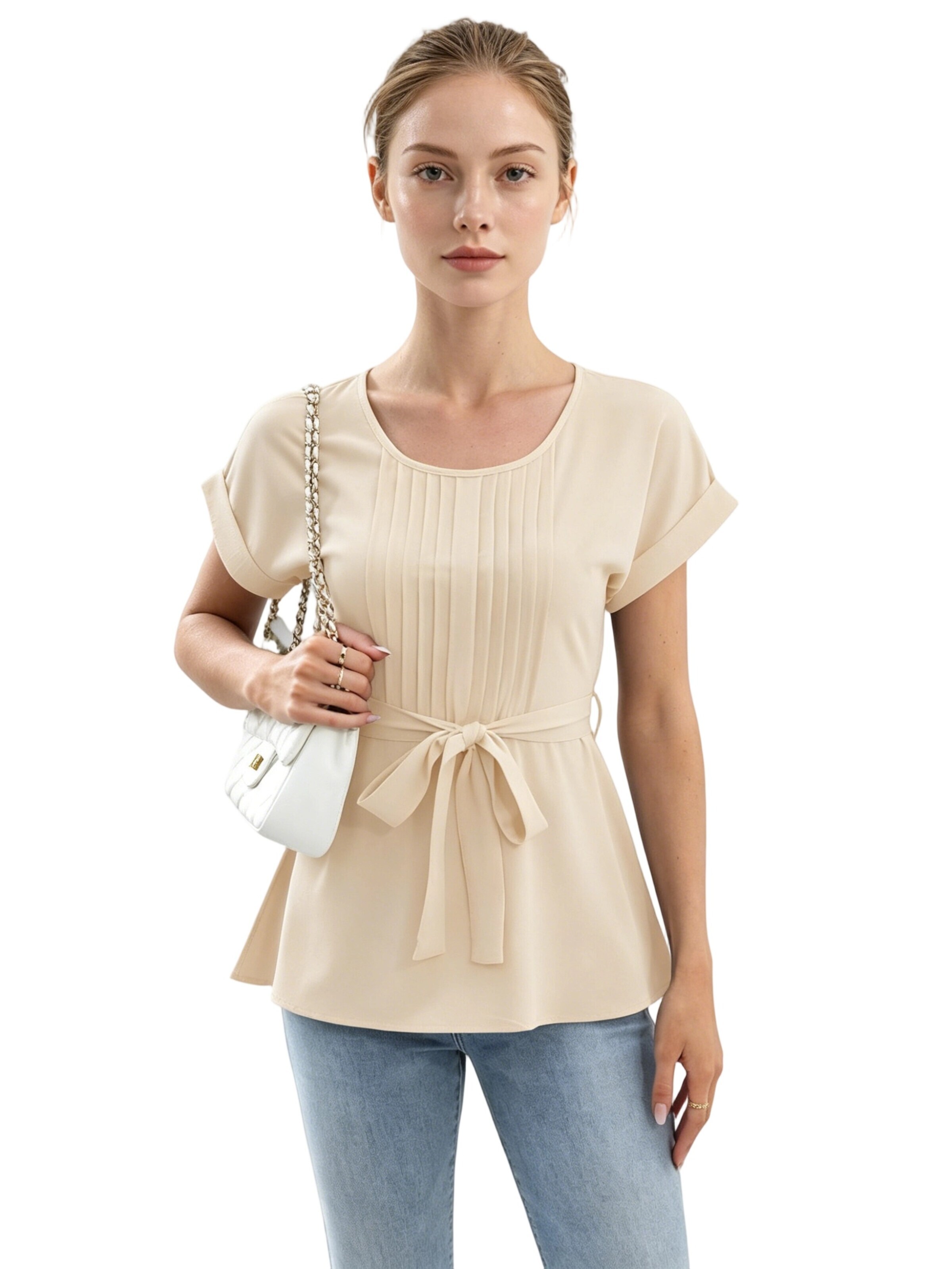 Yesfashion Koszulka w kolorze pomarańczowy