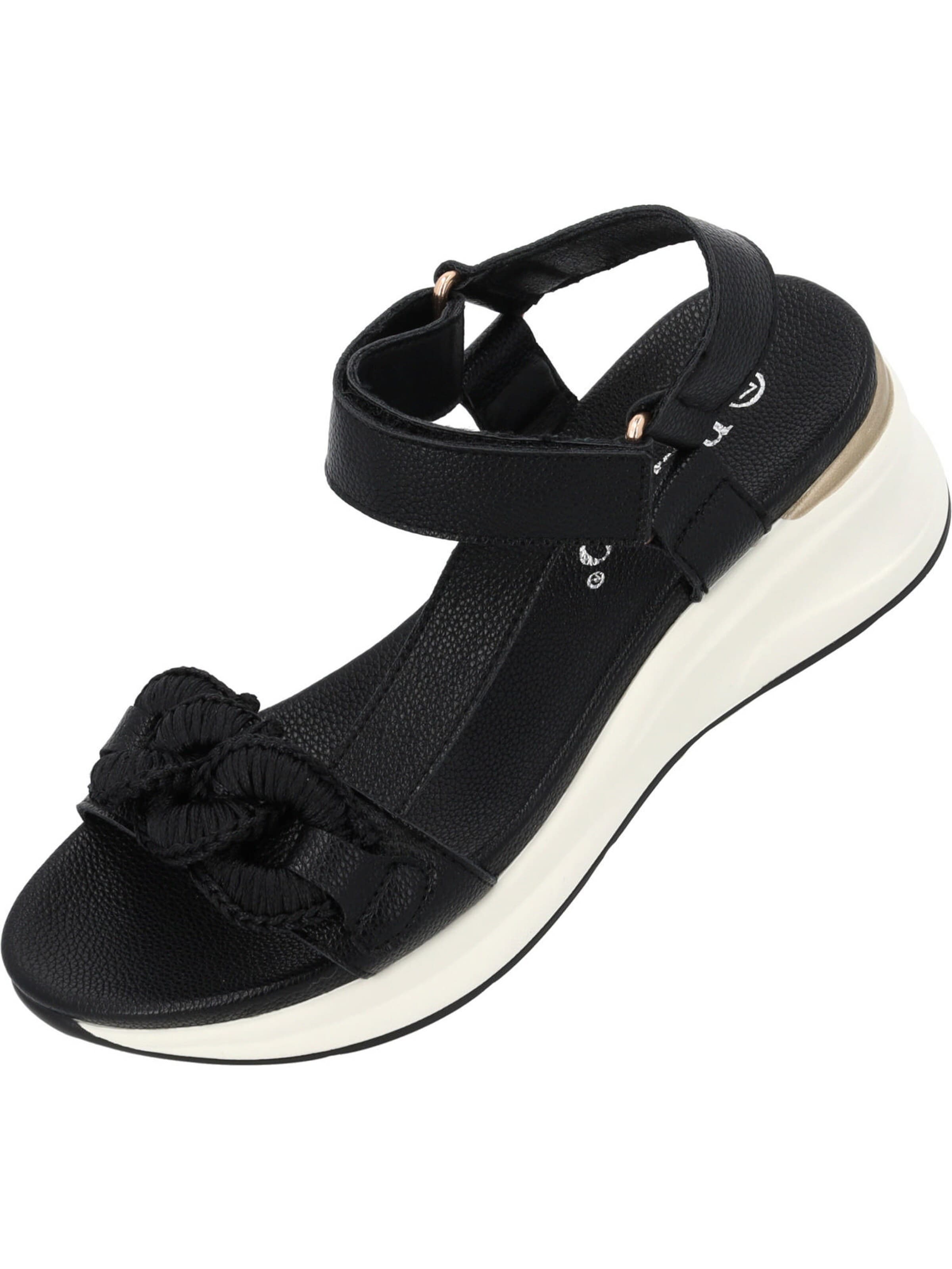Palado Sandals 'Gyapon' in Black: front