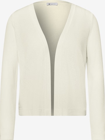 STREET ONE Strickjacke 'Nette' in Weiß: Vorderseite