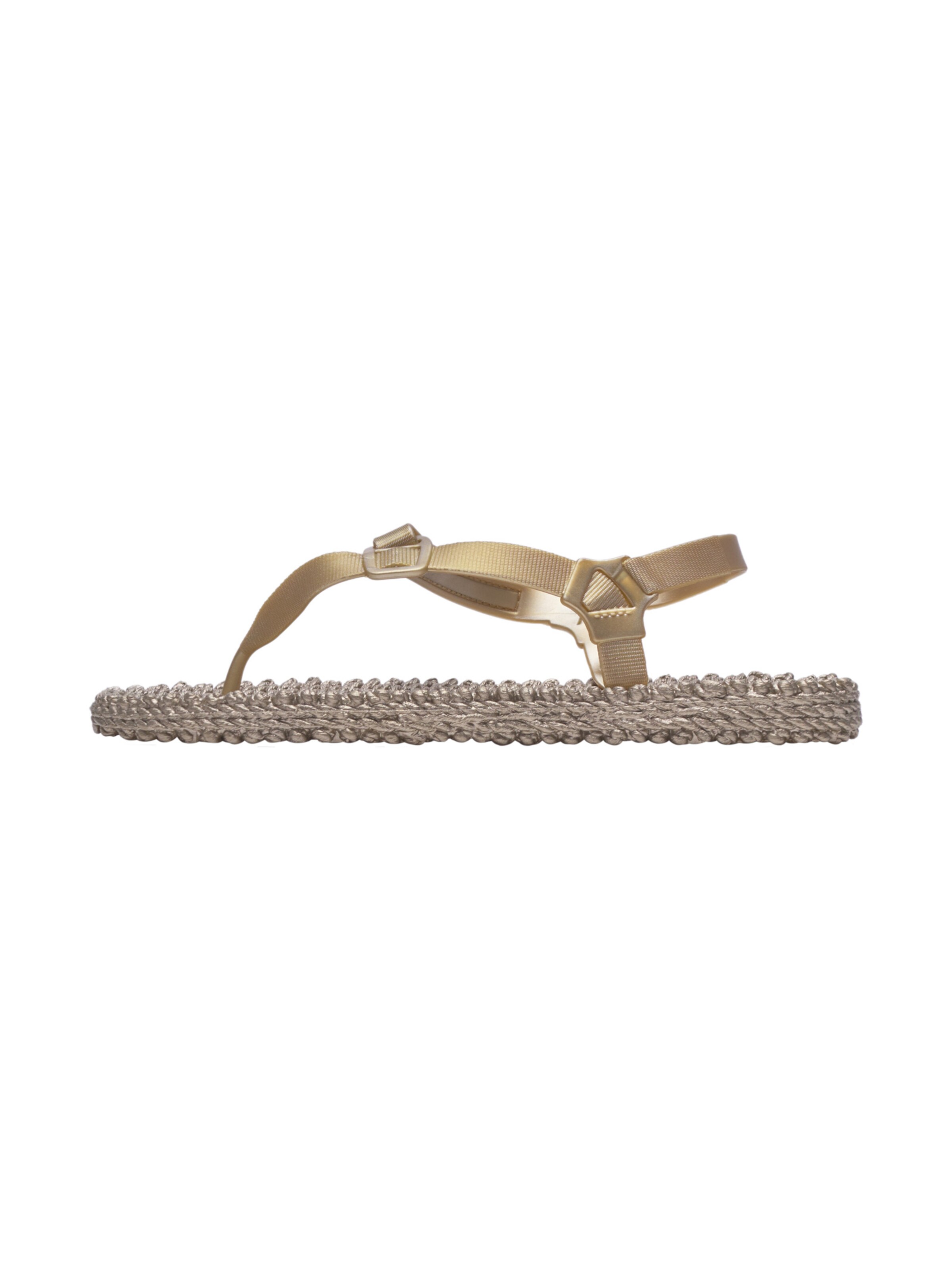 ILSE JACOBSEN T-Bar Sandals 'CHEERFUL14' in Gold