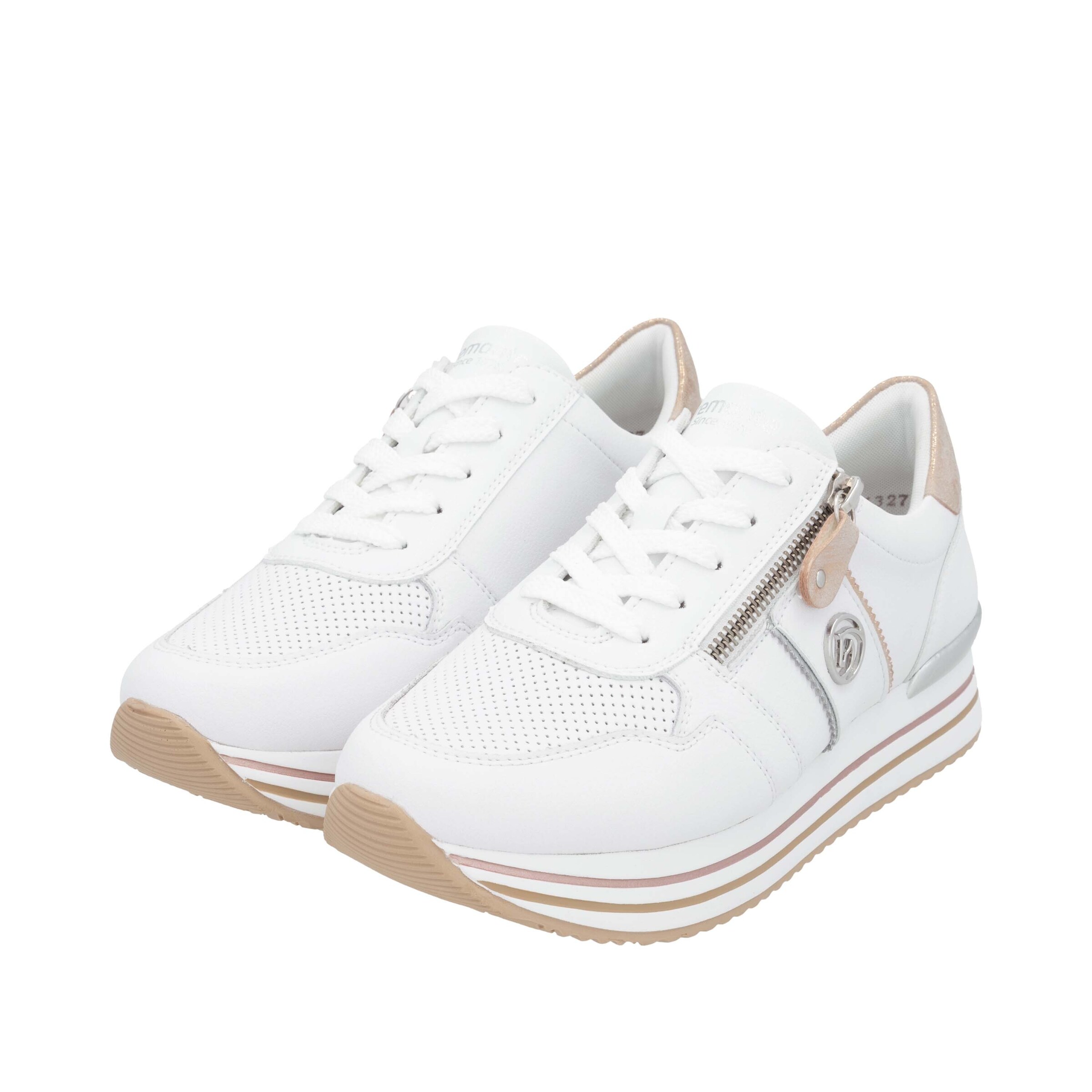 Baskets basses REMONTE en blanc