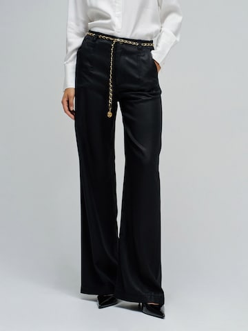 Salsa Jeans Loosefit Hosen Chino in Schwarz: Vorderseite