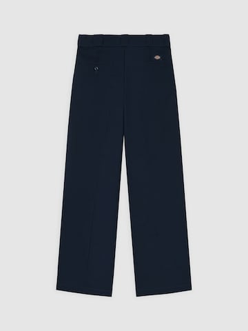 DICKIES Свободный крой Брюки со складками в Синий