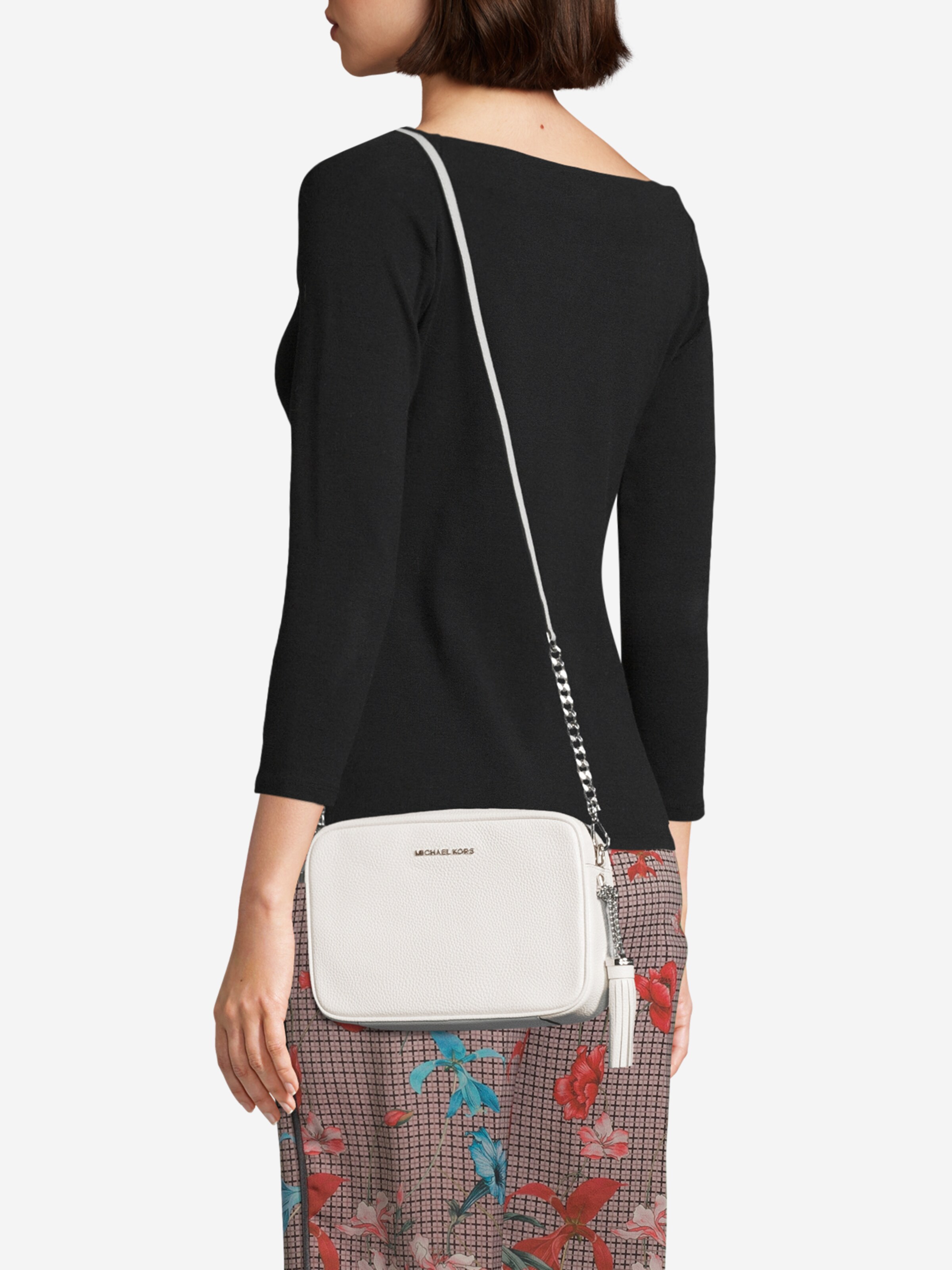 White and gray mk purse new arrivals
