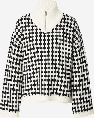 Megztinis 'Amaria' iš MSCH COPENHAGEN, spalva – juoda / balkšva, Prekių apžvalga