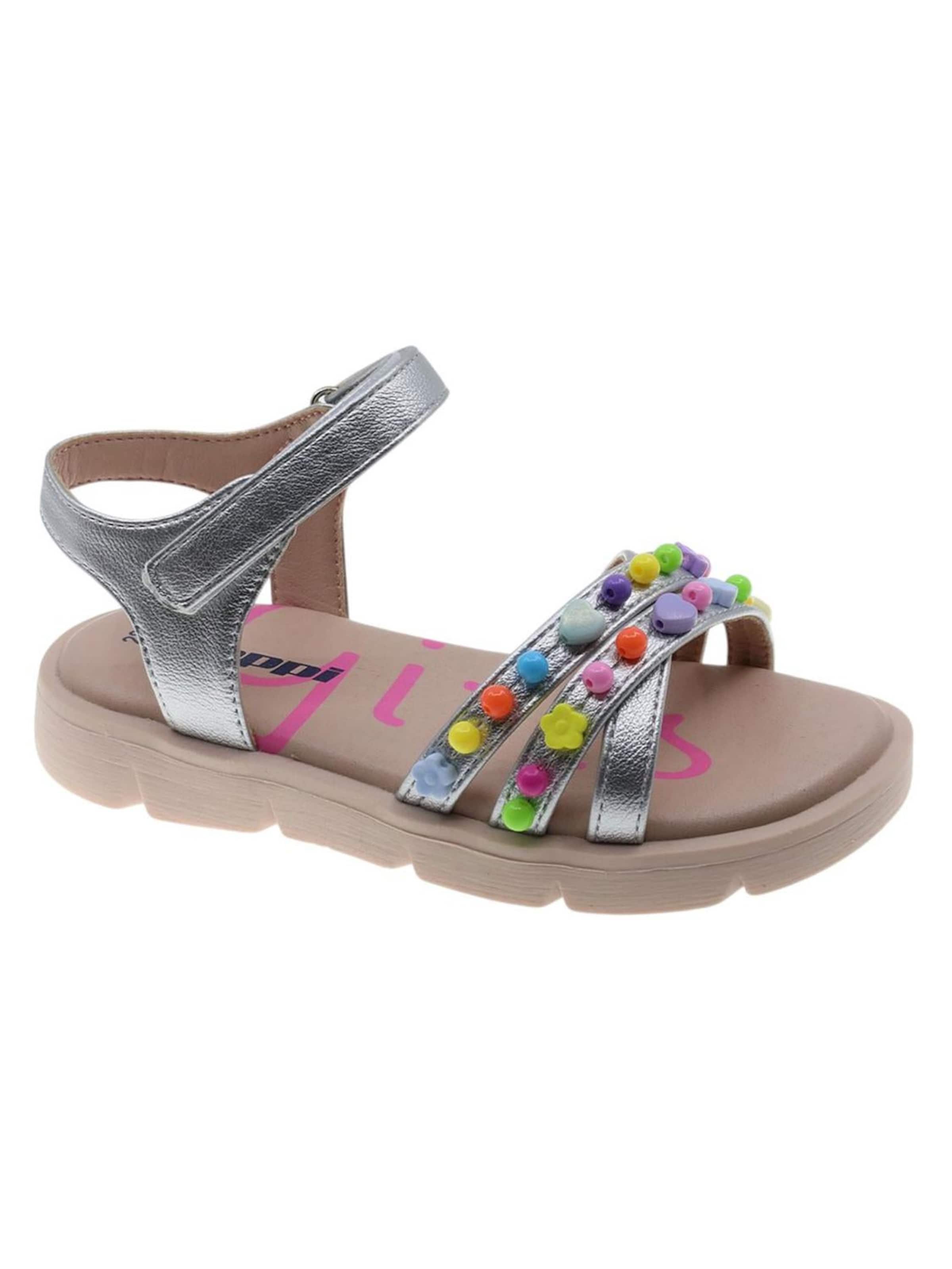 Sandales Beppi en argent : devant
