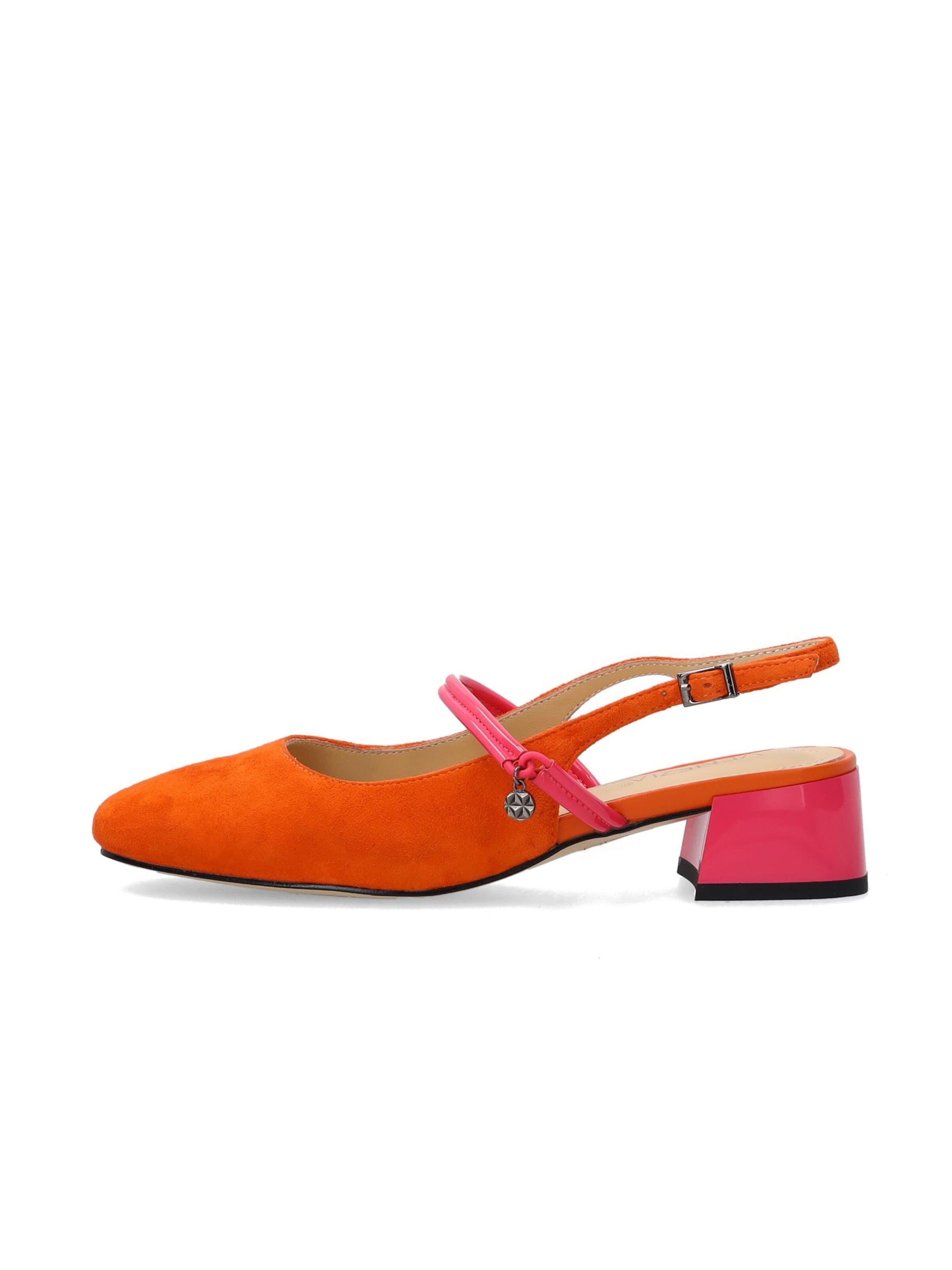 VENEZIA Slingback Pumps in 36 in Orange, Item view