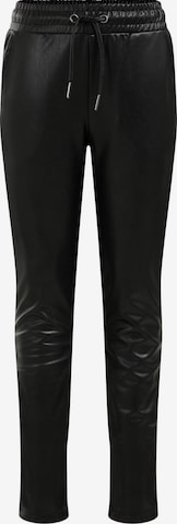 WE Fashion Slim fit Pants in Black: front