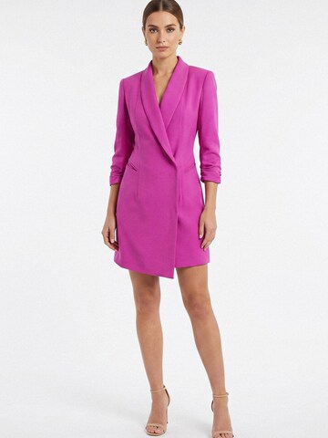 AVENUE N°29 Kjole 'Asymmetric Tailored Blazer Dress' i pink