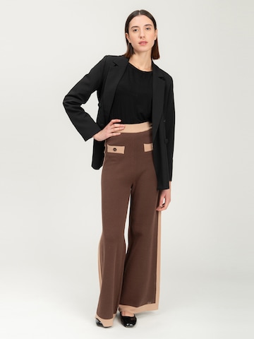 Influencer Loosefit Nadrág - barna