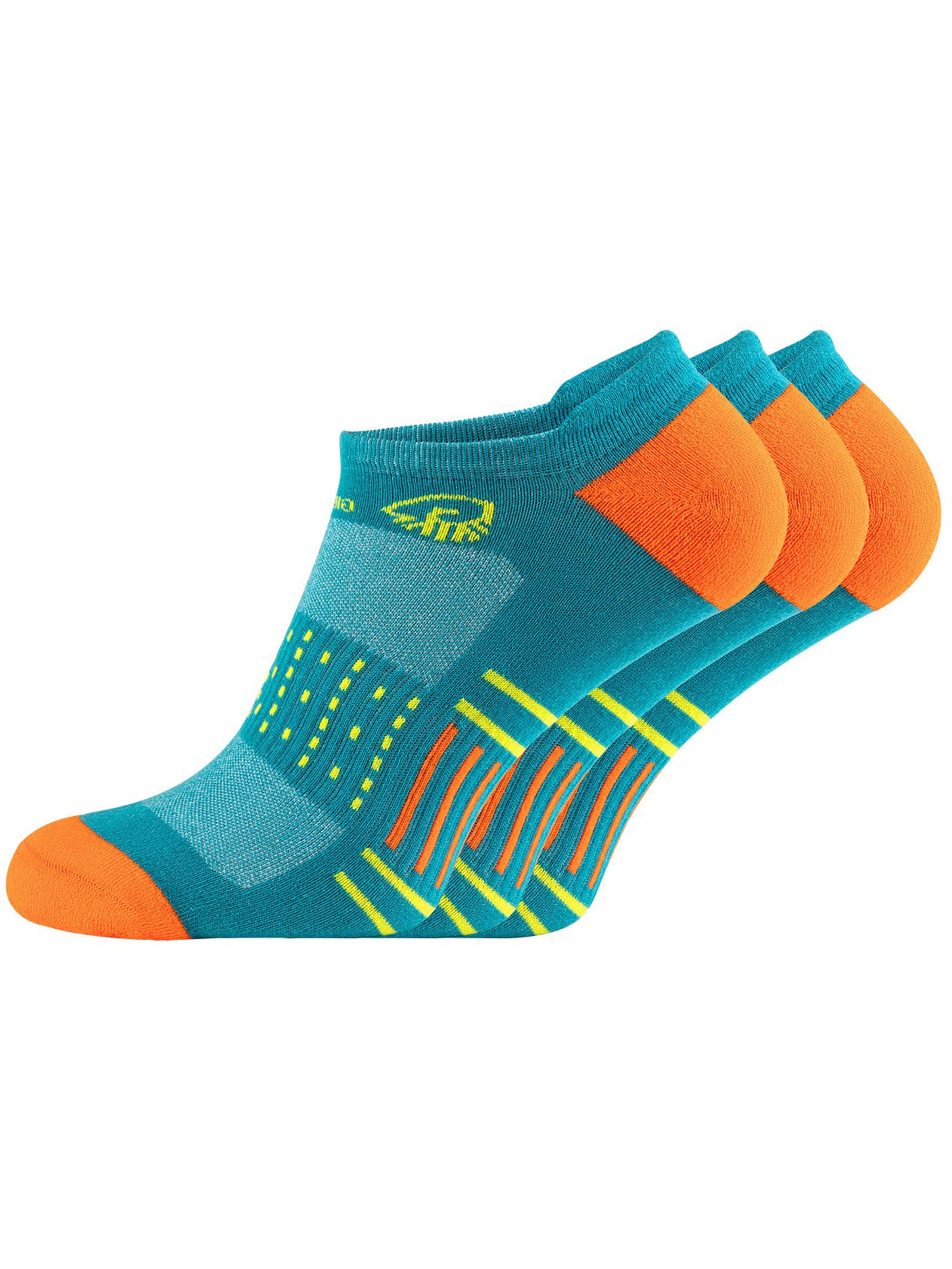 GIESSWEIN Athletic Socks in Turquoise / Yellow / Orange, Item view