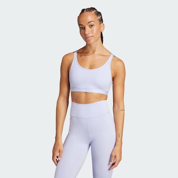 Bustier Soutien-gorge de sport 'All Me Essentials' ADIDAS PERFORMANCE en violet : devant