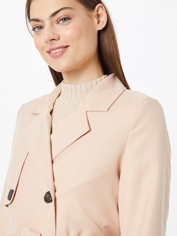 VERO MODA Between-Seasons Coat 'CELESTE' in Pink