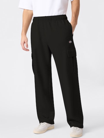 Champion Authentic Athletic Apparel Regular Cargobroek in Zwart: voorkant