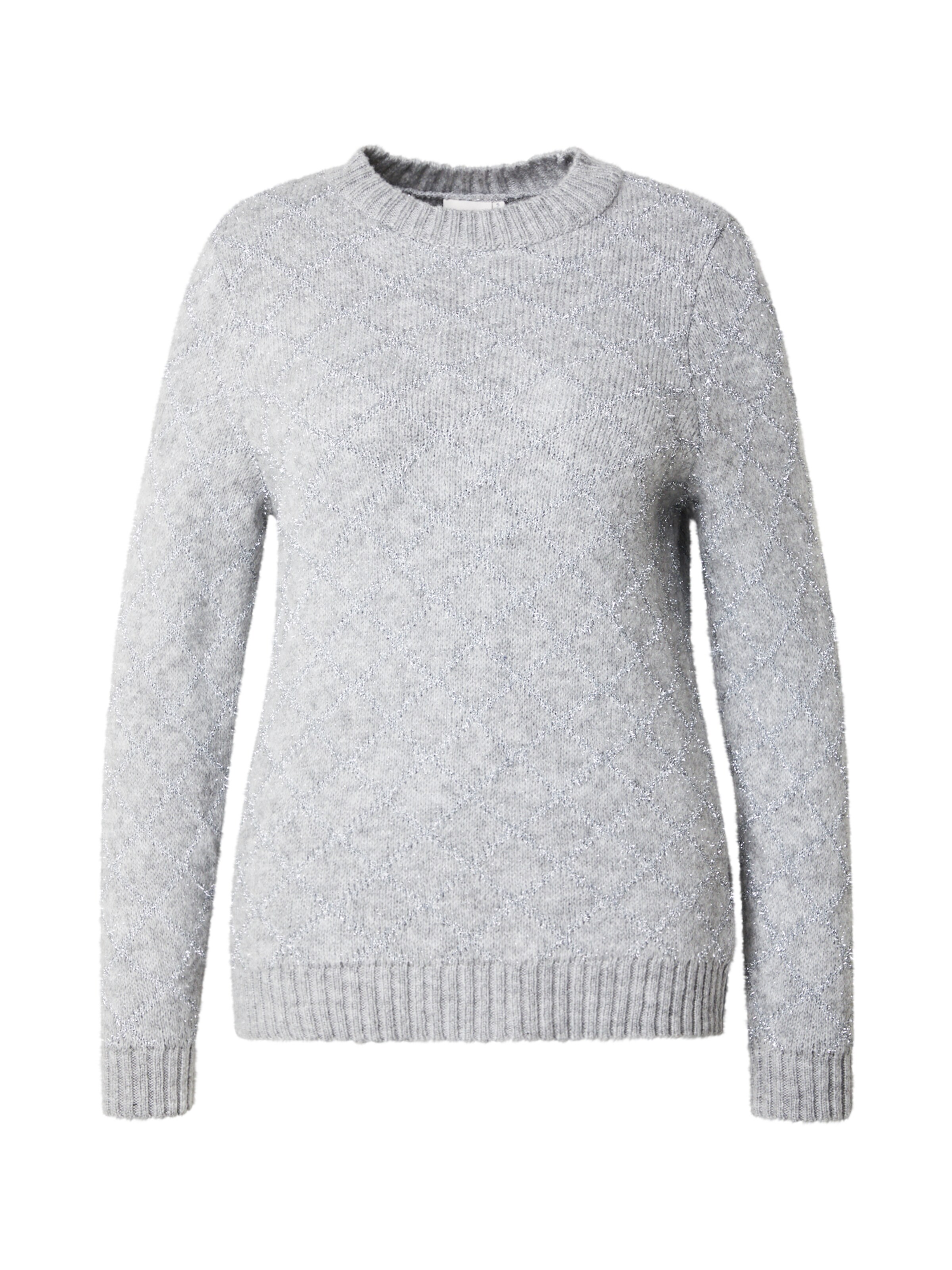 ONLY Carmakoma - Pullover 'CARAlba' em cinzento: frente