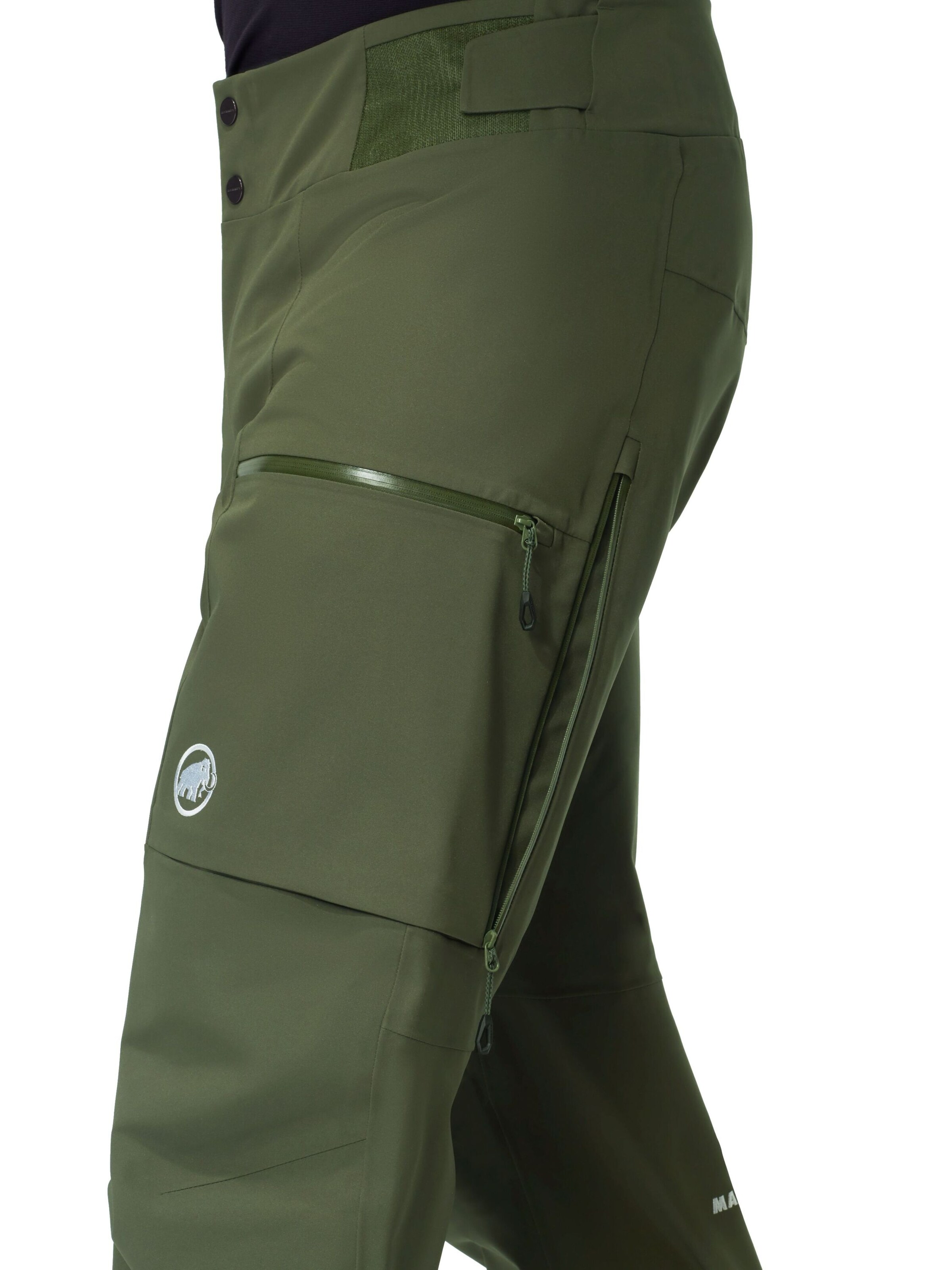 MAMMUT Regular Outdoor Pants in Green
