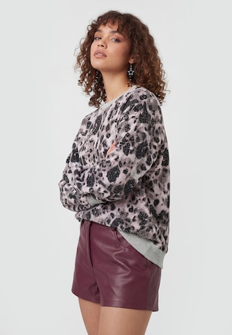 Sweat-shirt myMo ROCKS en gris : devant