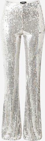 Lindex Flared Pants in Silver: front