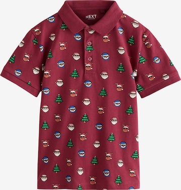 Next Shirt 'Christmas' in Red: front