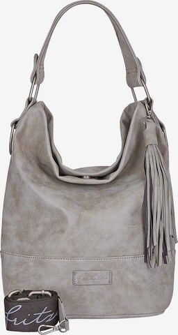 Fritzi aus Preußen Shoulder Bag 'Fritzi' in Grey: front