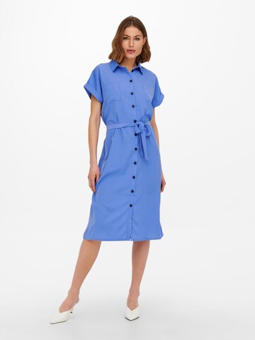 ONLY Shirt dress 'ONLHannover' in Blue
