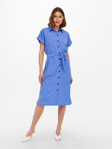 Robe-chemise 'Hannover' ONLY en bleu