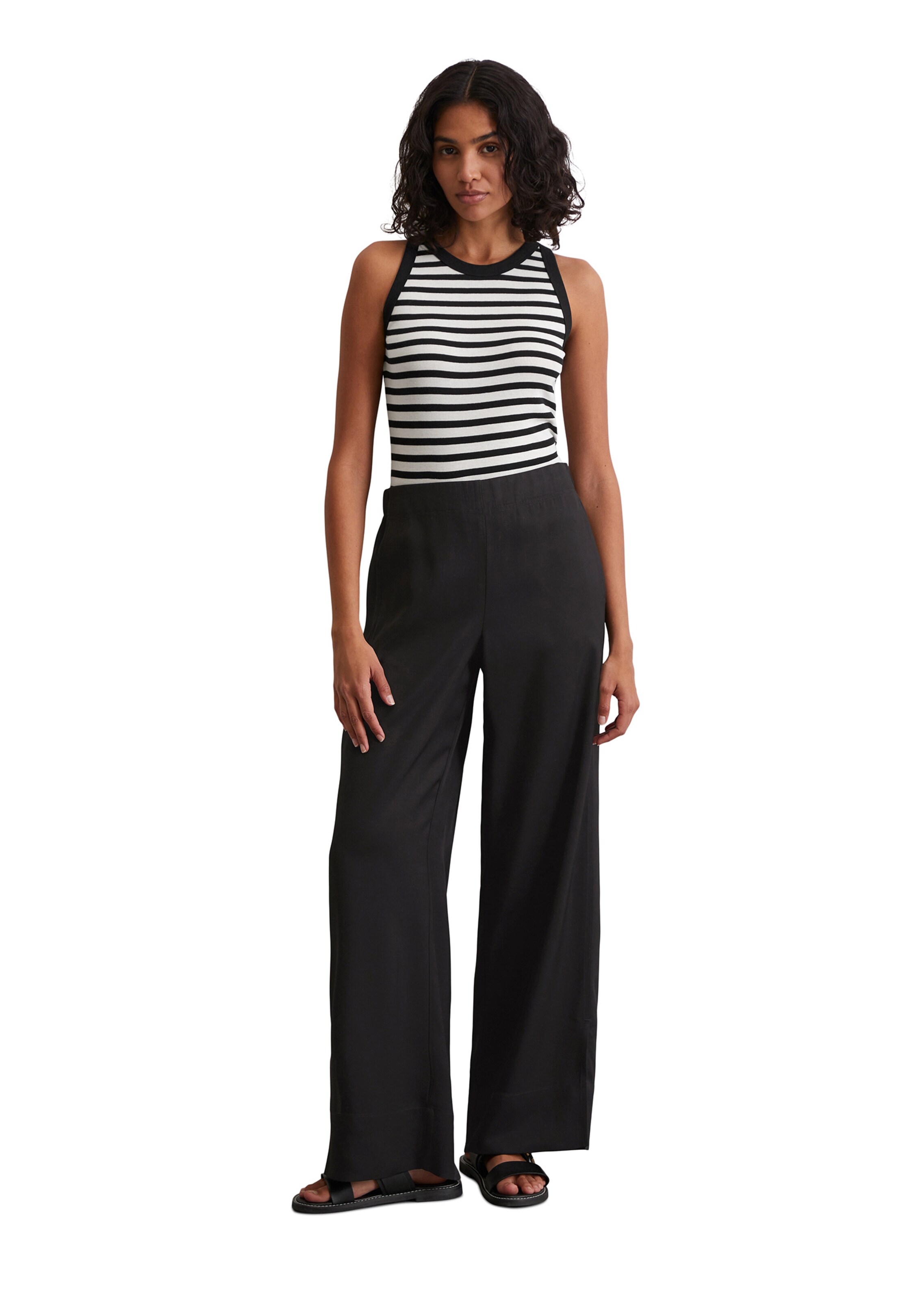 Marc O'Polo Loose fit Pants in Black