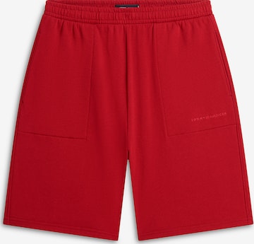 Tommy Hilfiger Underwear Regular Pyjamahose in Rot: Vorderseite