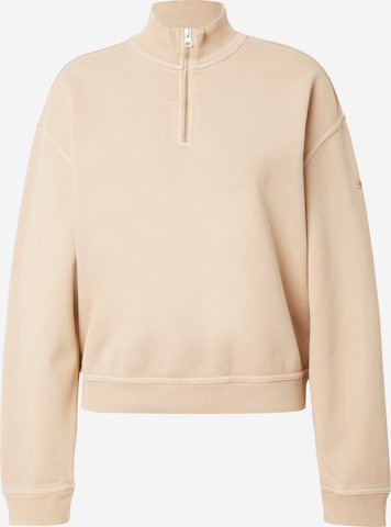 Felpa 'Rue Quarter Zip Sweatshirt' di LEVI'S ® in beige: frontale