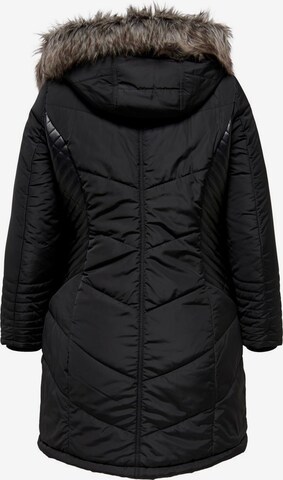 ONLY Carmakoma Winter Coat in Black