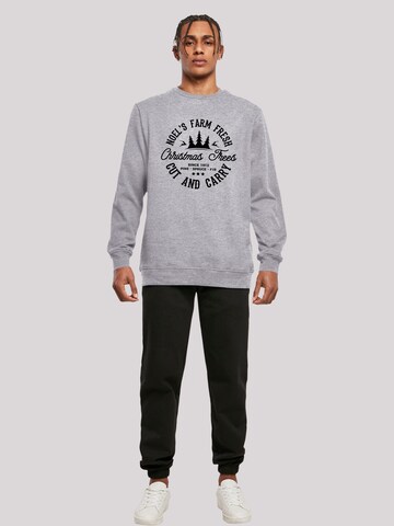 F4NT4STIC Sweatshirt 'Christmas Trees Farm' in Grey