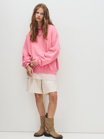 Felpa 'PACIFIC' di Pull&Bear in rosa: frontale