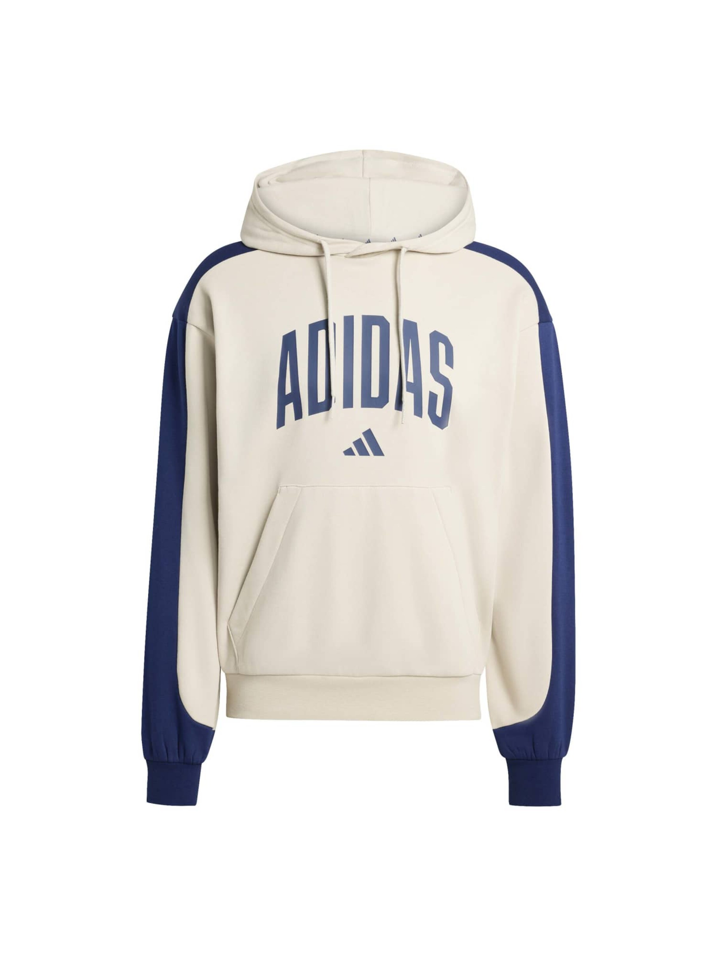 ADIDAS SPORTSWEAR Αθλητική μπλούζα φούτερ 'COLLEGIATE' σε σκούρο μπλε / γκριζομπέζ, Άποψη προϊόντος