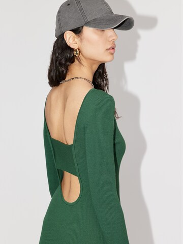 LeGer by Lena Gercke Knitted dress 'Madlen' in Green