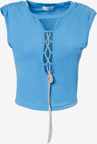 Influencer Toppi värissä sininen: etupuoli