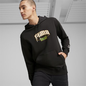 Sweat de sport PUMA en noir : devant