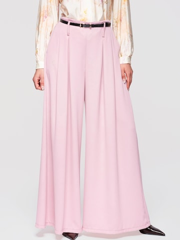 Ombre Wide Leg Bukser i pink: forside