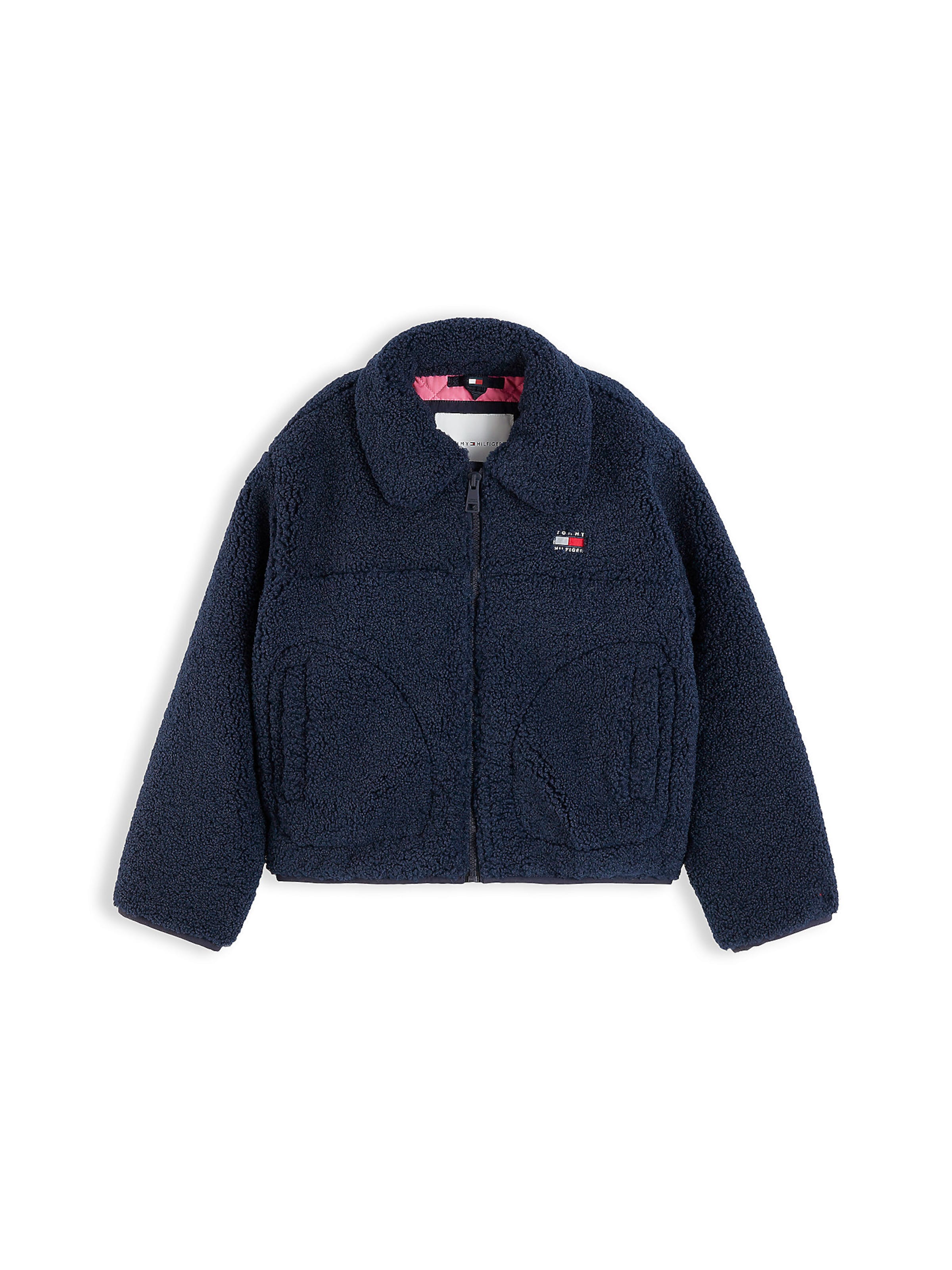 TOMMY HILFIGER Φθινοπωρινό και ανοιξιάτικο μπουφάν σε μπλε: μπροστά
