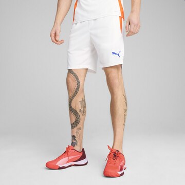 PUMA Regular Sports trousers 'Individual' in White: front