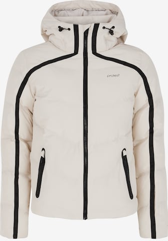 PROTEST Athletic Jacket 'PRTONYX' in White: front