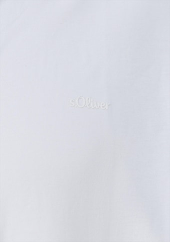 s.Oliver Men Big Sizes T-Shirt in Weiß: Vorderseite