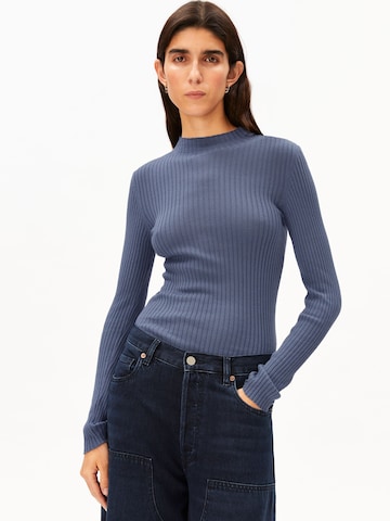 ARMEDANGELS Sweater 'Alaania' in Blue: front