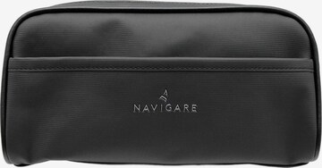 Pochette 'Pochette uomo Navigare poliestere con zip' di Navigare in nero: frontale
