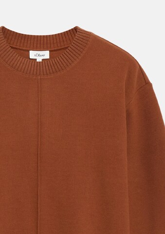 Sweat-shirt s.Oliver en marron