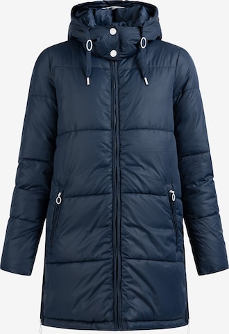 DreiMaster Maritim Winter Coat in Blue: front