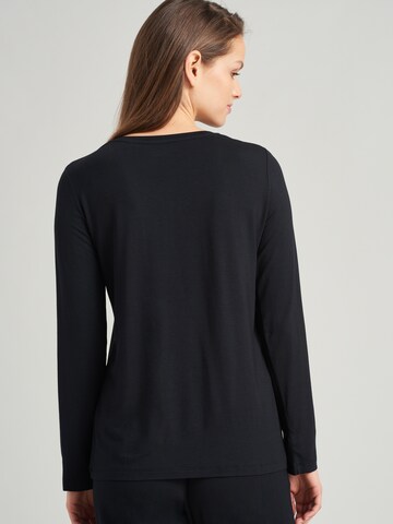 SCHIESSER Pajama Shirt in Black