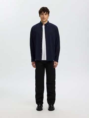 SELECTED Regular fit Overhemd 'SLMCole' in Blauw